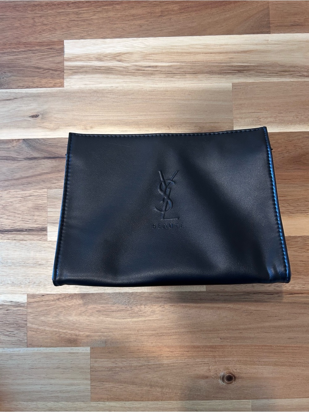 YSL Yves Saint Laurent Beauté Black Cosmetic Pouch / Clutch